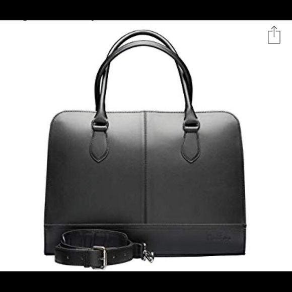 Su.B.dgn 15.6in Leather Laptop Bag-Made in Italy - Picture 1 of 6